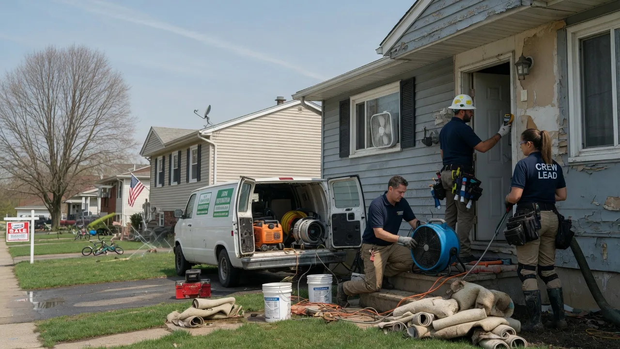 Flood Cleanup in Allentown, NJ near me